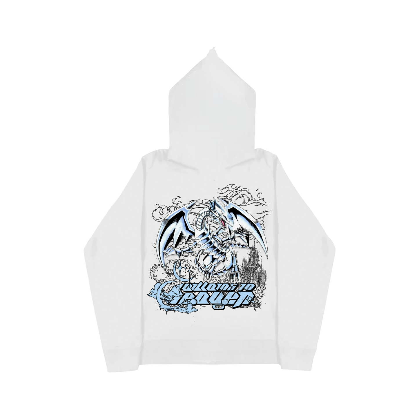 Blue Eyes White Dragon Full Zip Hoodie