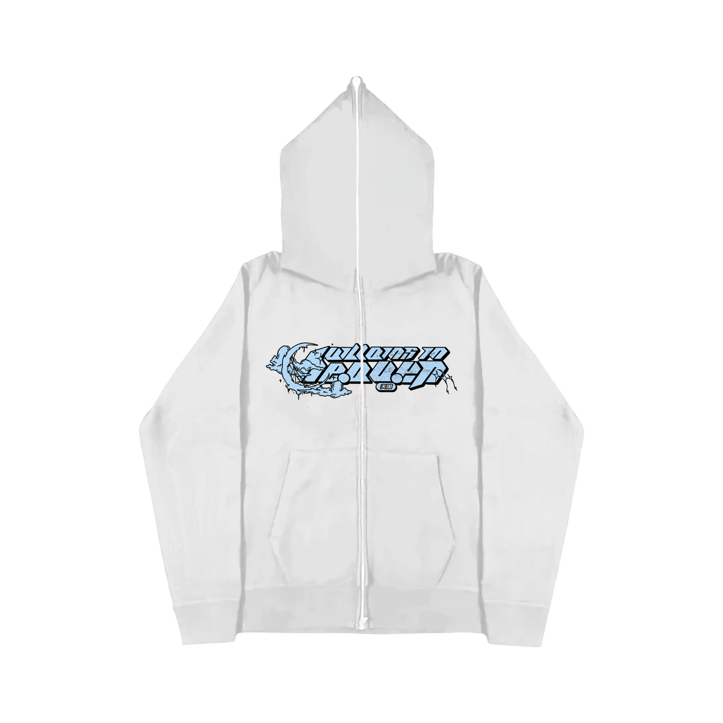 Blue Eyes White Dragon Full Zip Hoodie
